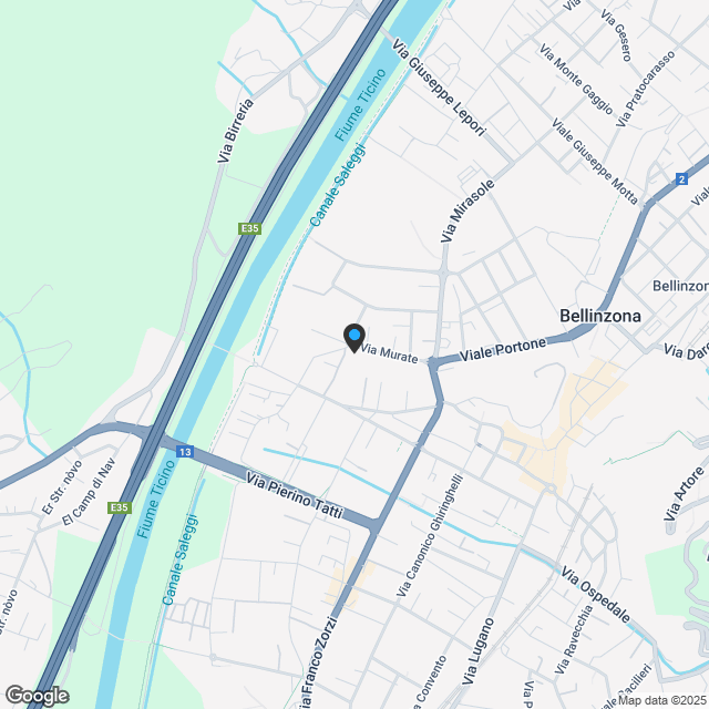 Nuova Residenza TORRETTA - stabile A - Bellinzona / in costruzione - Karte