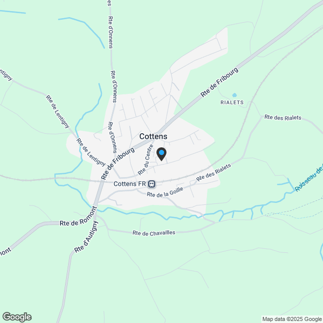 Prächtige 4,5-Zimmer-Wohnung in Cottens - Karte