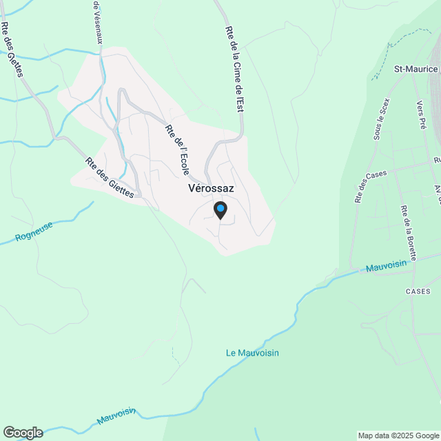 Prächtige Reihenvilla in Vérossaz - Karte