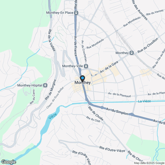 Erhabene neue Häuser - Les Balcons de Champian - Karte