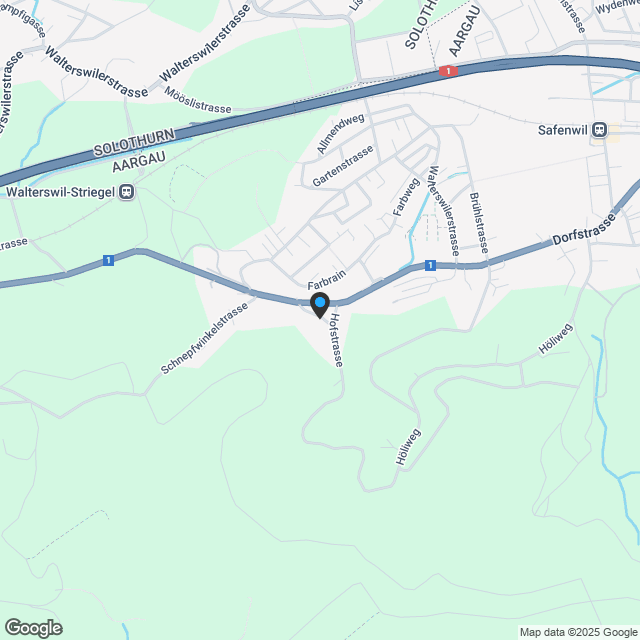 Hofgarten Safenwil - Attikawohnung mit 120m² Terrassenfläche - Karte