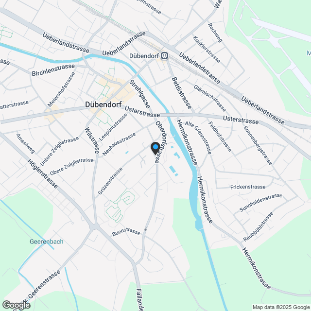 Am Wasser Dübendorf - Karte