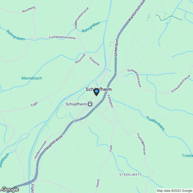 Wohnen im Zentrum von Schüpfheim - Karte