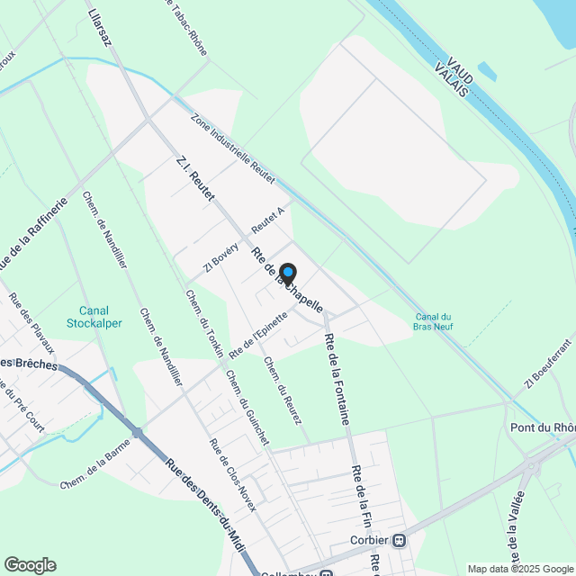 Lotto 5 Wohnung 3.5 Zimmer in Collombey - Karte