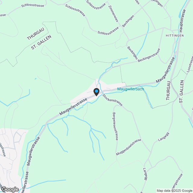 Zu verkaufen 4½ Zi.-Whg., an der Maugwilerstrasse 40 in 9552 Maugwil /Steuerfuss 9500 Wil, naturverbundene Lage ! - Karte