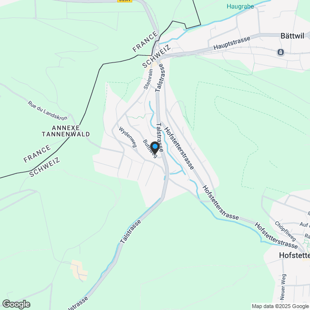 WOHNEN AM WALDRAND, NATURNAH UND MODERN - Karte