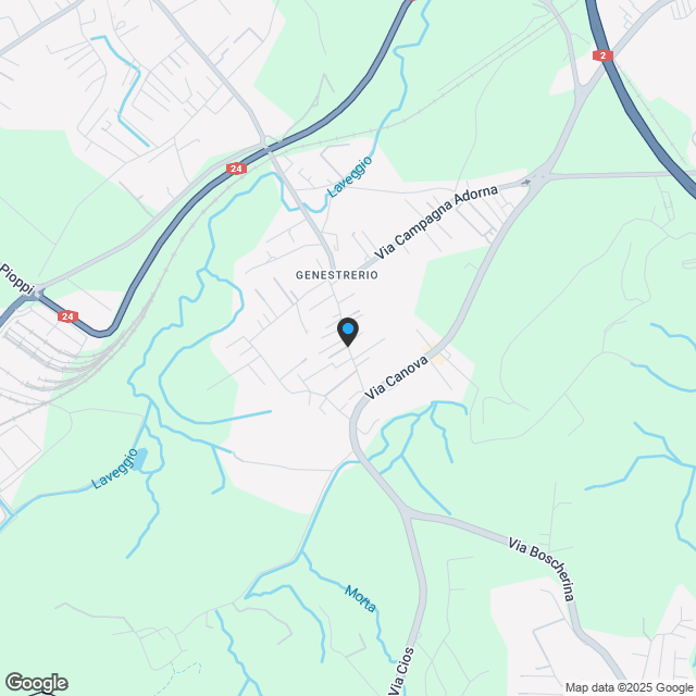 Neue und moderne Villa mit privatem Garten - Karte