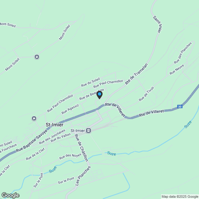 Wohnung mit 3,5 Zimmern in neuer Konstruktion in Saint-Imier - Karte