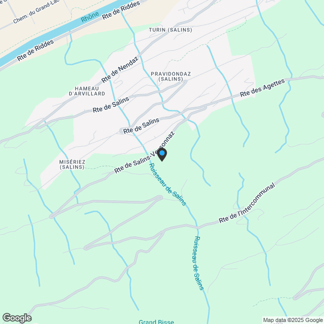 Wohnungen zu verkaufen in Salins/Sion - Karte