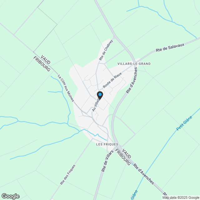 Familienhäuser 4.5 Zimmer neu in Villars-le-Grand / VD (Häuser B) - Karte