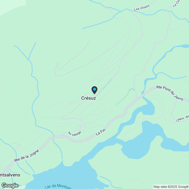 Luxus-Chalet in Crésuz mit Panoramablick - Karte