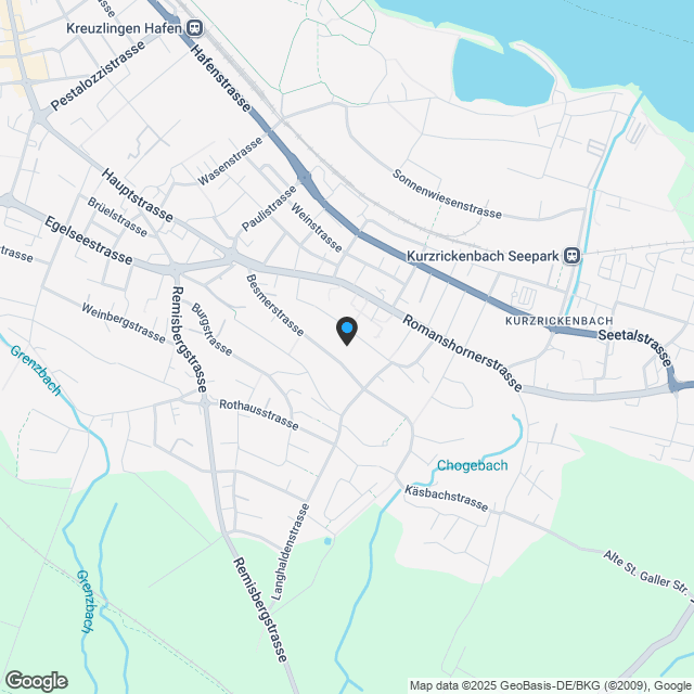 Modernes Reihenhaus mit Seesicht - Karte