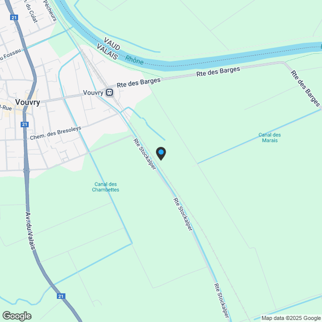 Schönes neues Studio in Vouvry - Karte