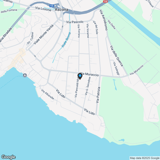 Elegante appartamento di 3.5 locali con vista aperta ad Ascona - Karte