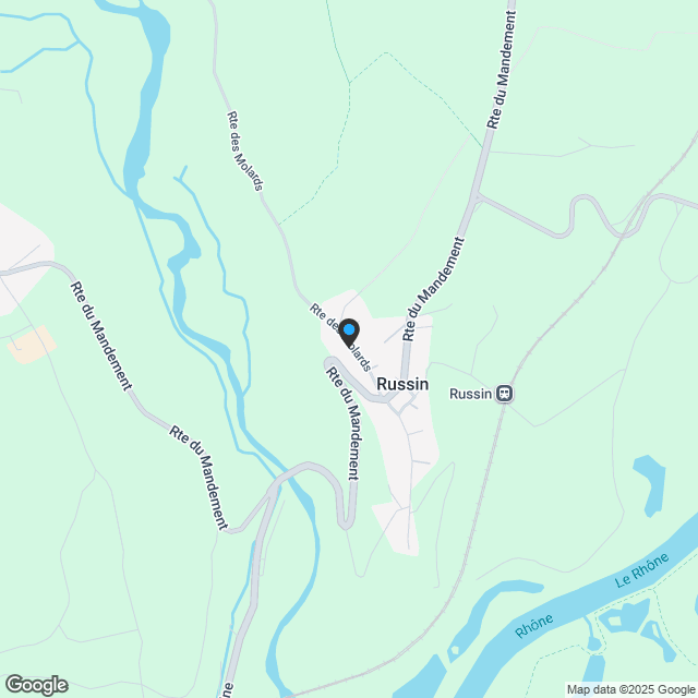 Appartements zu verkaufen in Russin - Karte