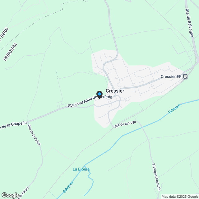 CRESSIER Résidence Erbina - Karte