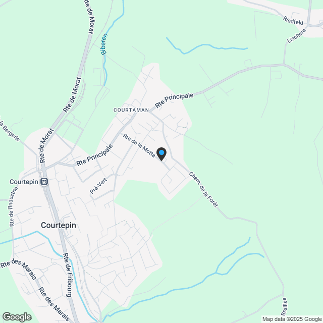 Angrenzende Villa in der schönen Gemeinde Courtepin - Karte