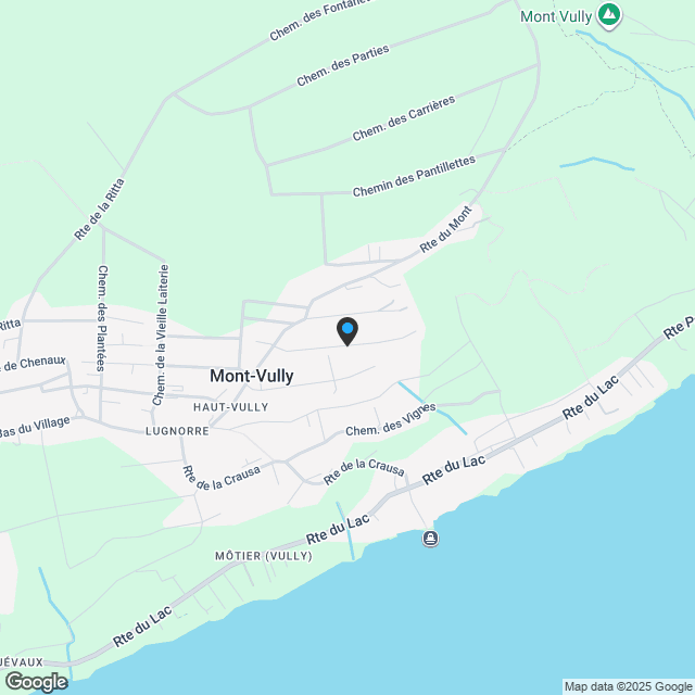 Moderne Villen mit Panoramablick auf den Murtensee - Karte