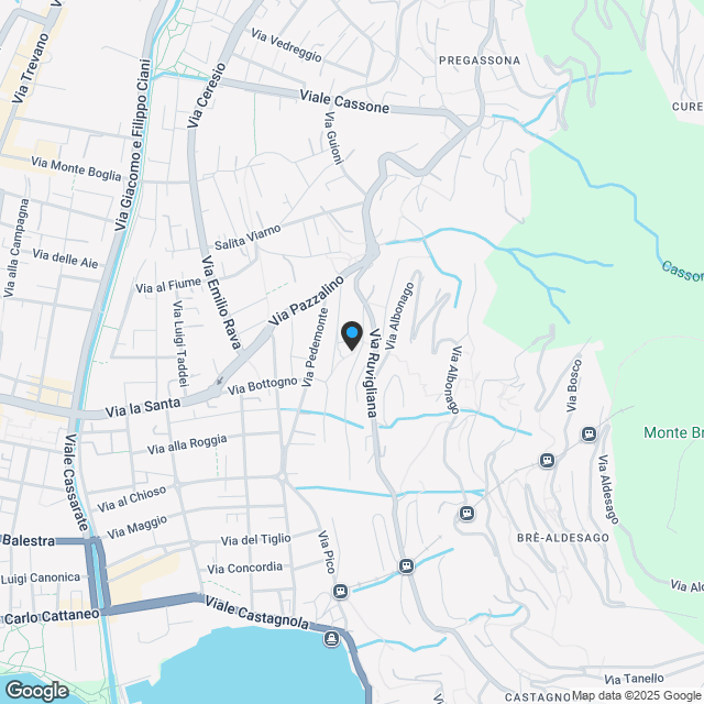 Luxus, Privatsphäre und Panorama in Viganello Einzigartiges Attikageschoss mit Privatterrasse und 4 - Karte