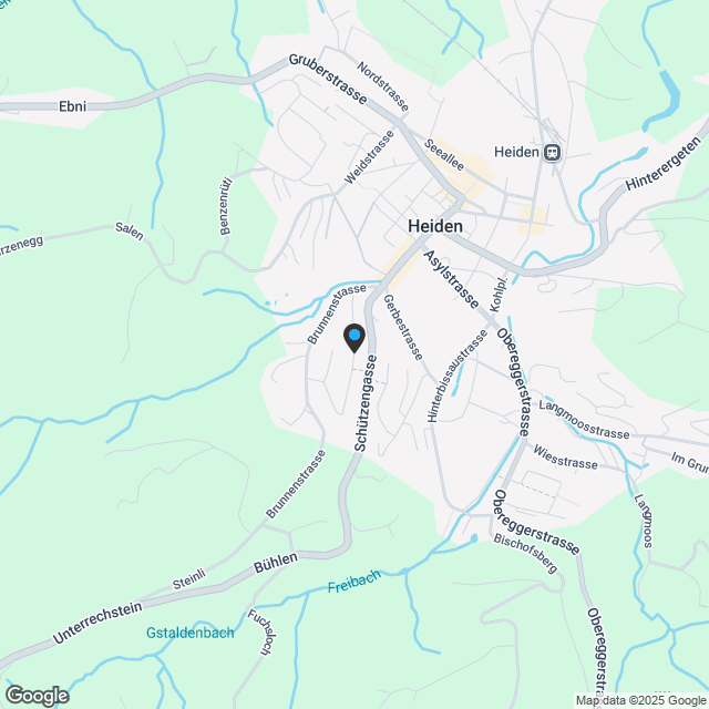 EFH B mit 6 1/2 Zimmer - Karte