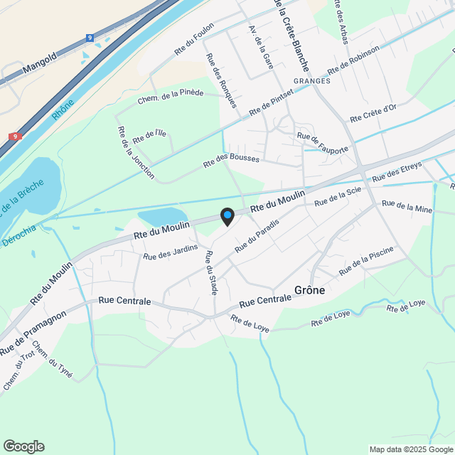 Appartement 2.5 pièces à Grône - Karte