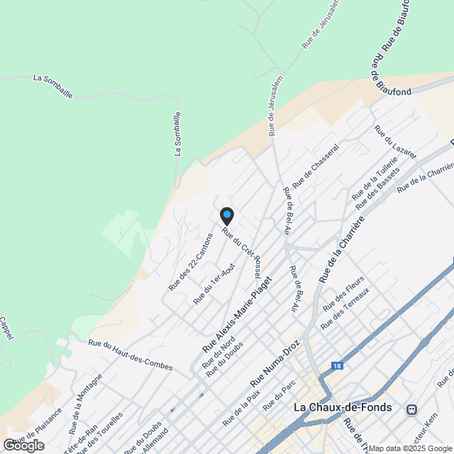 NEU Sieben prästigiose 4,5-Zimmer-Wohnungen, die 2026 fertiggestellt werden - Karte