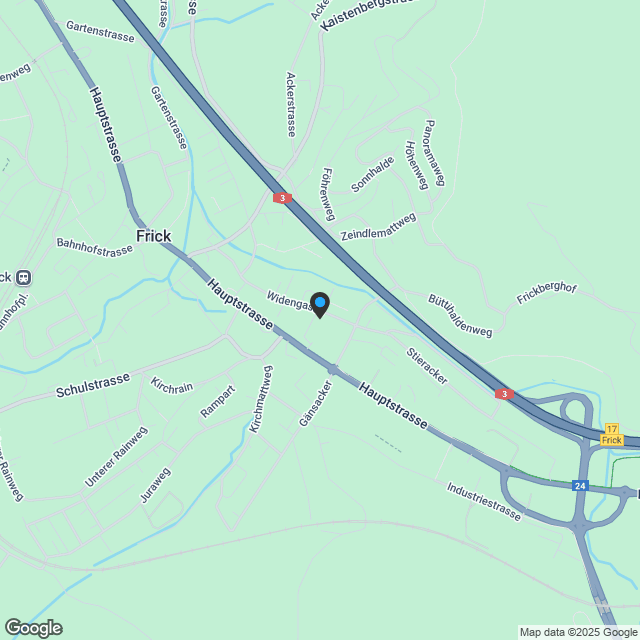 Letzte 4.5-Zimmer-Eigentumswohnung "Stöcklimatt" Frick - Karte