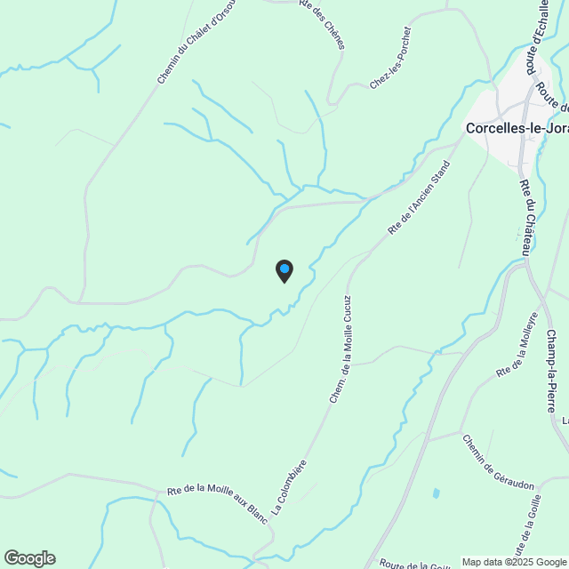 Die Villas'geoises Corcelles-le-Jorat - Karte