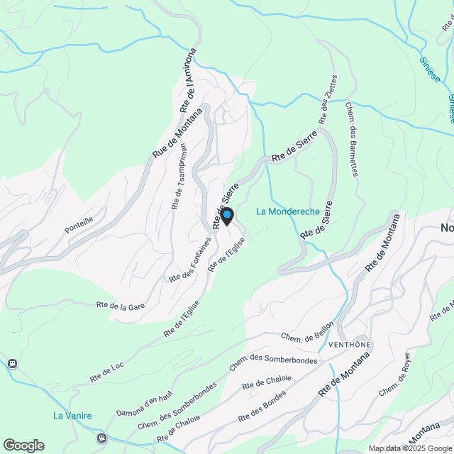 3.5-Zimmer Chalet in Mollens VS - Karte