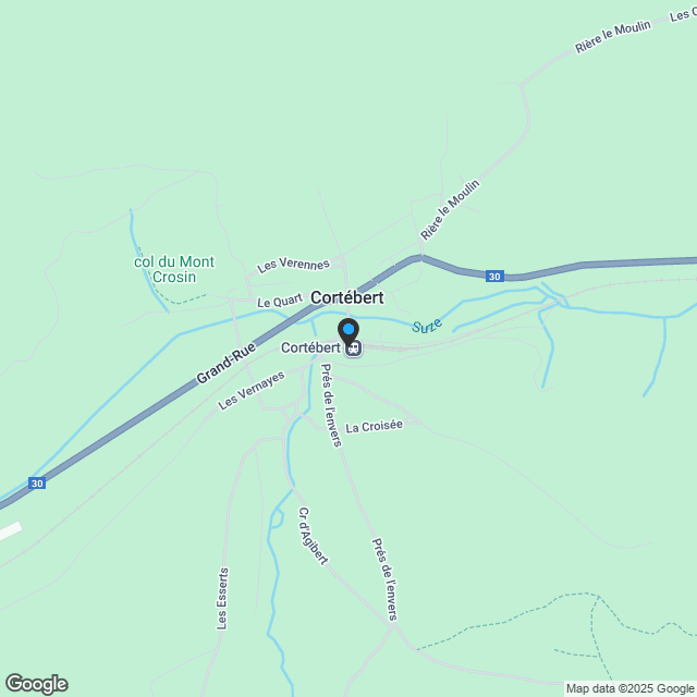 Villa mitoyenne Minergie de 5.5 pièces (158 m2) avec grande terrasse, jardin et garage à Cortébert - Karte