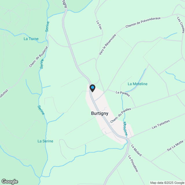 Neue Gartenebene zum Verkauf in Burtigny - Karte