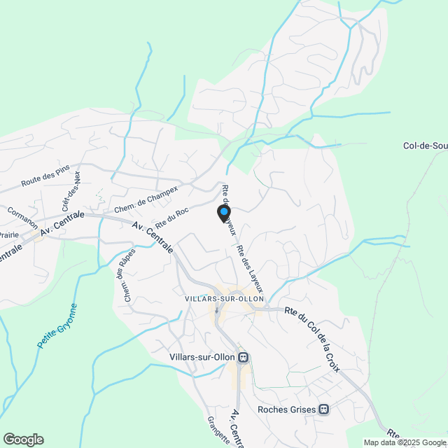 Villars/Roc d'Orsay- Nouvelle PPE "Les Résidences Bénédict - Karte