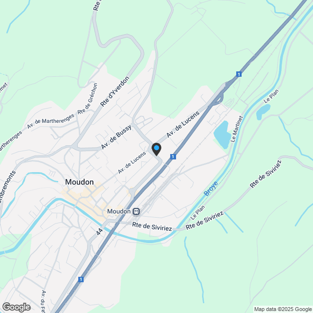 Gartenwohnung | 1510, Moudon - Karte