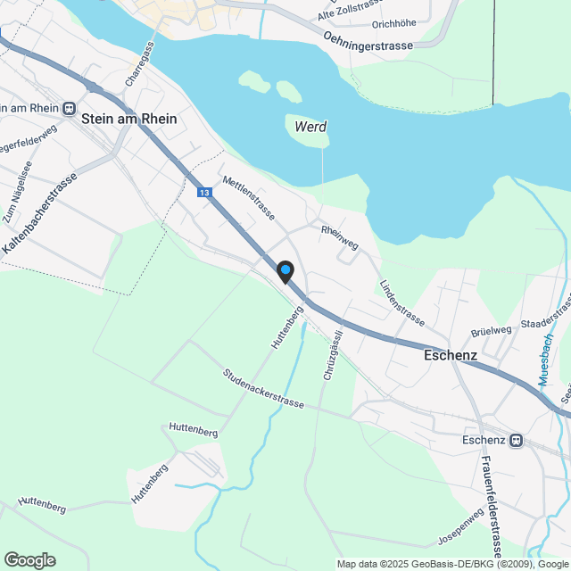 Exklusive 4.5 oder 5.5 Attikawohnung mit Panoramablick in Eschenz - Karte