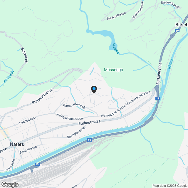 Top 5,5 Zimmer-Neubauwohnung an bester Lage in Naters zu verkaufen - Karte