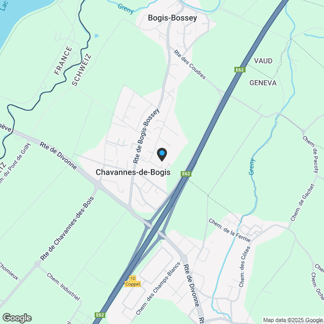 Angenehmes Triplex von 5.5 Zimmern mit Garten - Karte