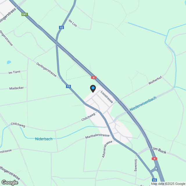 Neubauprojekt mit Eigentumswohnungen in Oerlingen - Karte