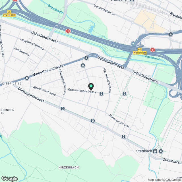 4.5-Zimmer-Mietwohnung in Zürich - Karte