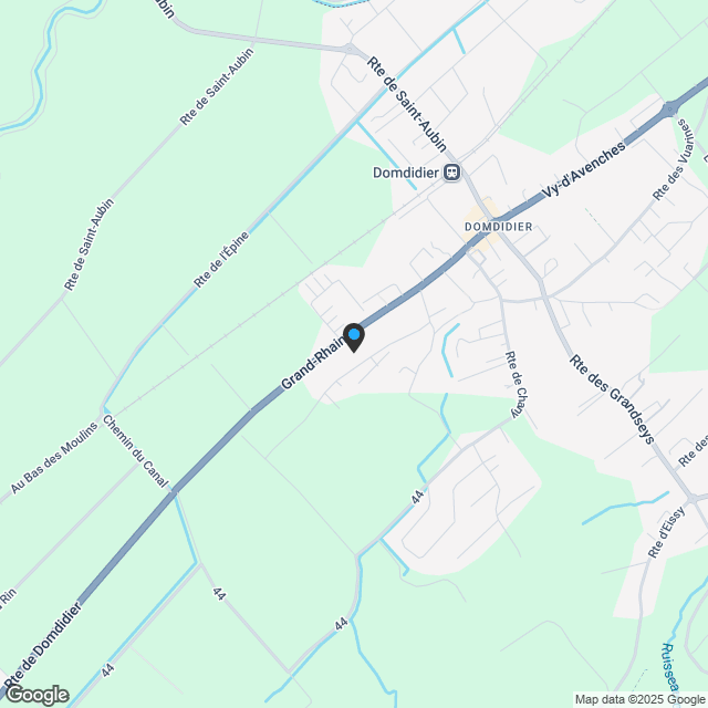 Prächtige Einzelvilla in Domdidier nahe der Stadt - Karte