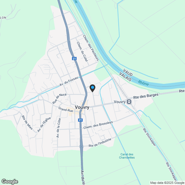 Appartement 5.5 pièces à Vouvry - Karte