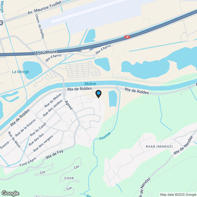 3.5-Zimmerwohnung in Aproz (Nendaz) - Karte