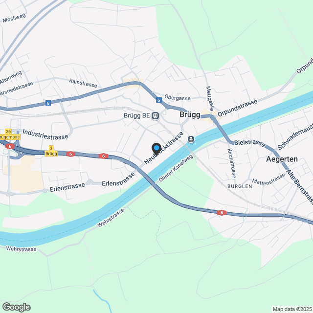 H4.1 I 3,5-Zimmer-Wohnung im 4. OG direkt an der Aare - Karte