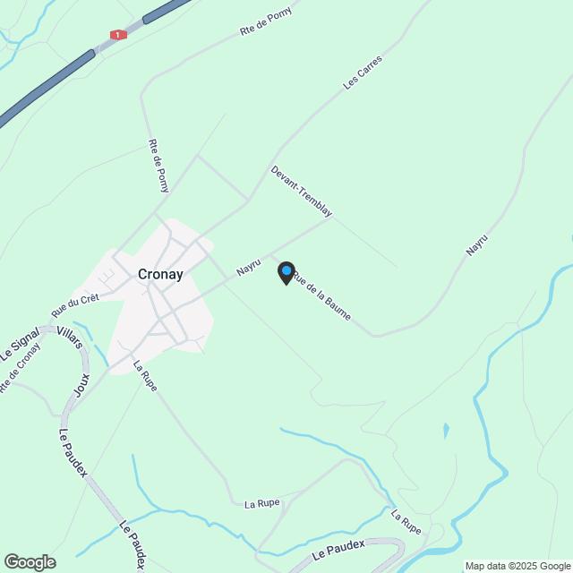 Doppolvilla mit 5.5 Zimmern in Cronay - Karte