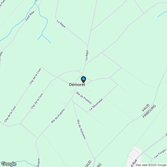 Magnifique appartement de 3,5 pièces avec terrasse à Démoret - Karte