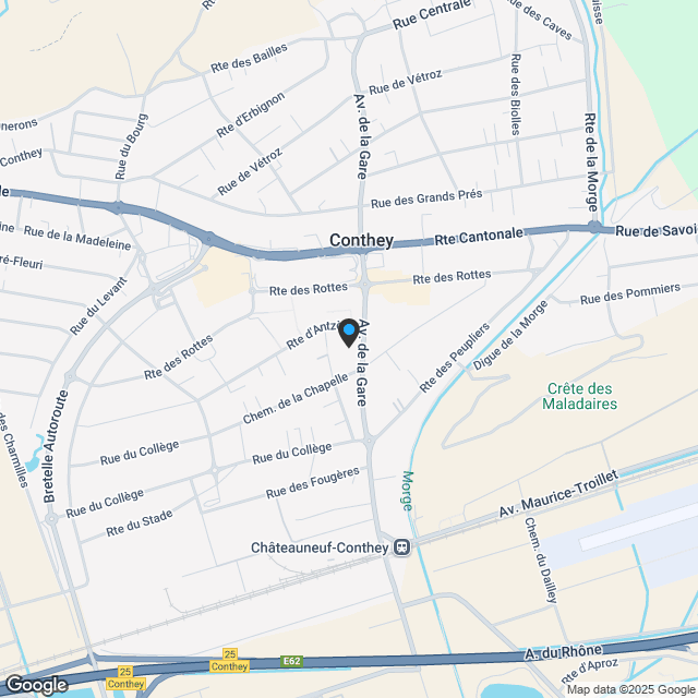 Wohnung 4.5 Zimmer mit privatem Garten - Karte