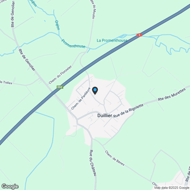 Wohnung mit Blick auf landwirtschaftliche Felder - Karte