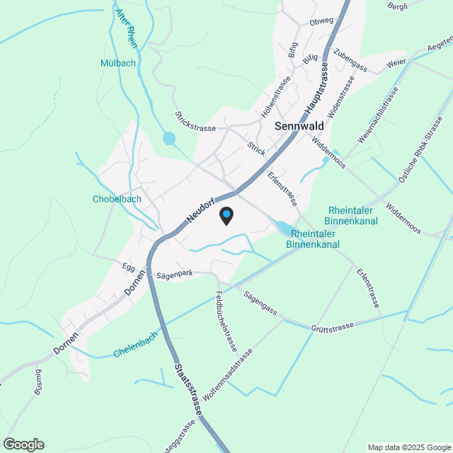 WOHNEN IM SONNENPARADIES VON SENNWALD EIN HAUCH VOM TICINO - Karte