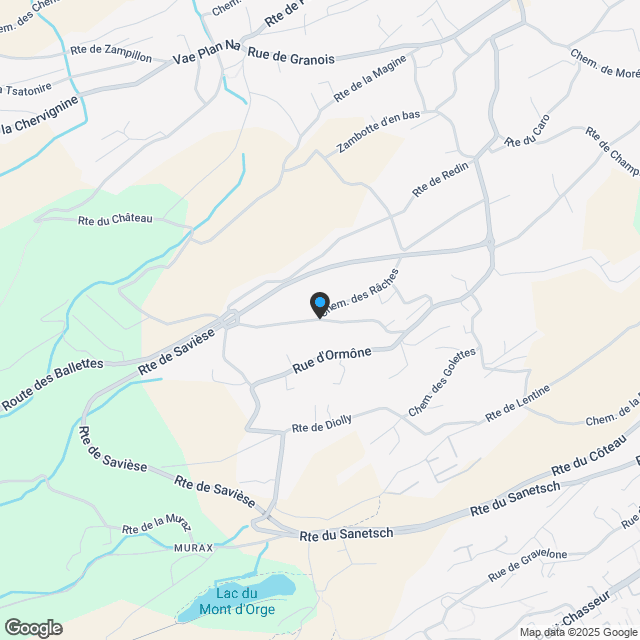Das Anwesen von Pradzère - 3,5 geräumige Stücke im Dachgeschoss - Karte
