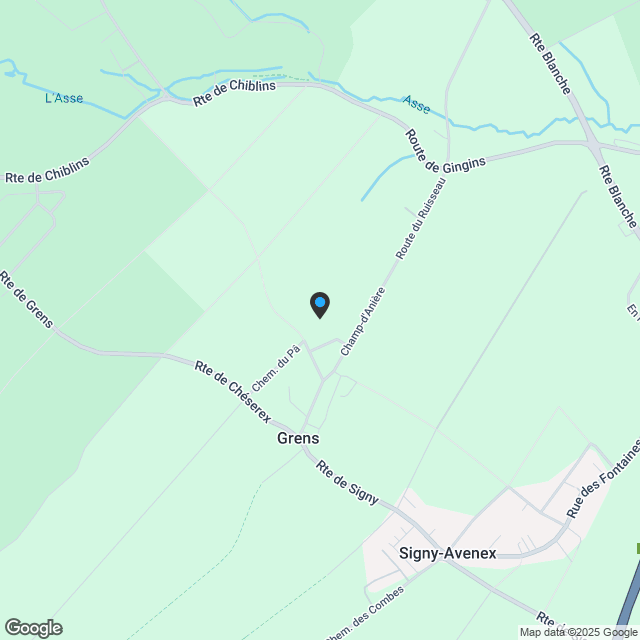 Förderung von 3 schönen Villen 3 Minuten von Nyon entfernt - Genehmigung in Kraft - Karte