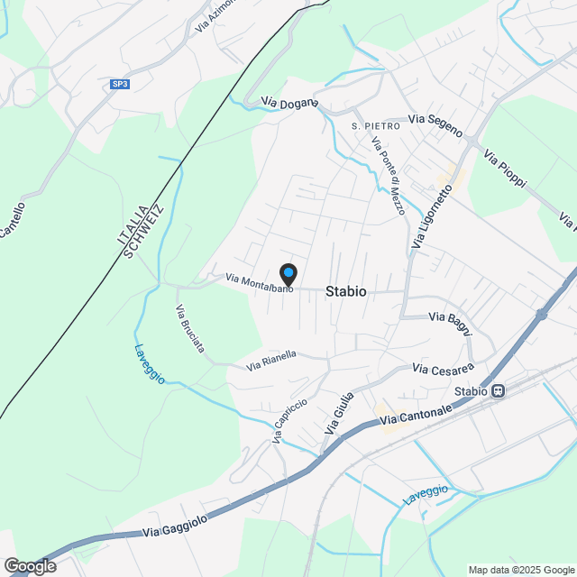 Neubau-Villa in Stabio - Karte